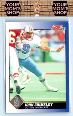 1991 Score #54 John Grimsley - Image 1 of 2