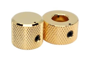 GOTOH VK15T/VK18T Stacked Concentric Bass Guitar Knobs - Gold - Picture 1 of 3