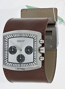 Watch United Colors of Benetton Vintage Brown Chronograph - Picture 1 of 2
