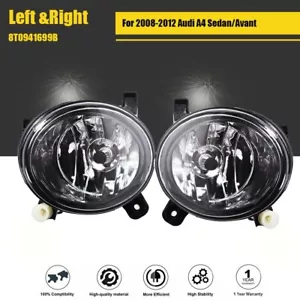2Pcs For Audi A4 2009 2010 2011 2012 Fog Light Fog Lamp Assembly With Bulbs - Picture 1 of 7