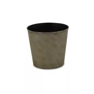 Cheung's Home Decorative Modern Round, 10.5" Gray Planter with a Tapered Body - Picture 1 of 1