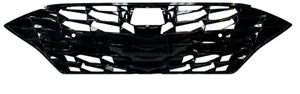 GRILLE MESH UPPER GRILL FOR SONATA RADAR 2020-23 TWO HOLES SENSOR NO CAMERA HOLE - Picture 1 of 3