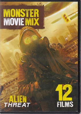 MONSTER MOVIE MIX - ALIEN THREAT/DEADLY ATTACK (12 FILM DVD) (W3) - Image 1 of 2