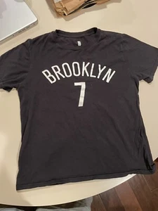 Jeremy Lin Brooklyn Nets T-Shirt Size Youth Large NBA Black - Picture 1 of 7