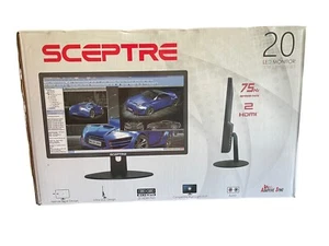 Sceptre E205W-16003R 20 inch Widescreen LED Monitor with Built in Speakers - Picture 1 of 6