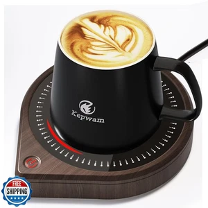 Coffee Mug Warmer and Kepwam Mug Set, 3 Temp Settings up to 167℉, Gravity Sen - Picture 1 of 5