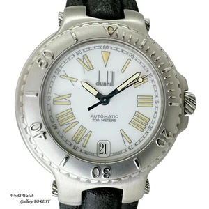 Reloj Hombre Dunhill Londinium Diver 200M Usado Automático Esfera Blanca Rango A - Imagen 1 de 13