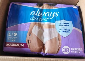 Always Discreet Unterwäsche Maximum Large für Größen 14-20-76 Stück - Bild 1 von 3