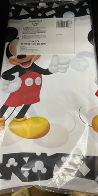 (6) Mickey Mouse Forever Plastic Table Cover Birthday Party Supplies Decoration - Image 1 of 2