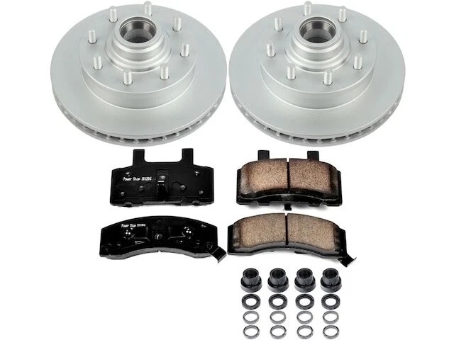 Kit de pastillas de freno delanteras y rotor para Chevy C3500 1992-2000 1993 1994 1995 MD741TT Foto 1 de 1