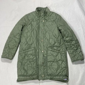 Chaqueta acolchada verde J CREW Cocoon Signature para mujer talla XS - Imagen 1 de 19