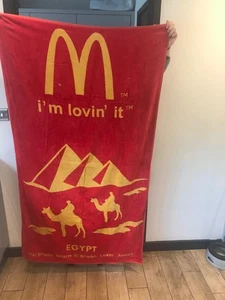 mcdonalds large bath towel rare - Picture 1 of 2