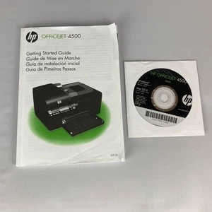 HP Officejet 4500 OEM Manual And Installation Disk - Picture 1 of 3