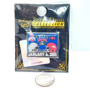Allstate Sugar Bowl 2011 Ohio State Arkansas WinCraft Sports Enamel Lapel Pin - Picture 1 of 2