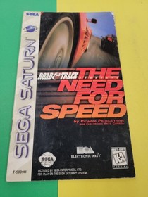 SEGA SATURN GENUINE NEED FOR SPEED INSTRUCTION Manual Only