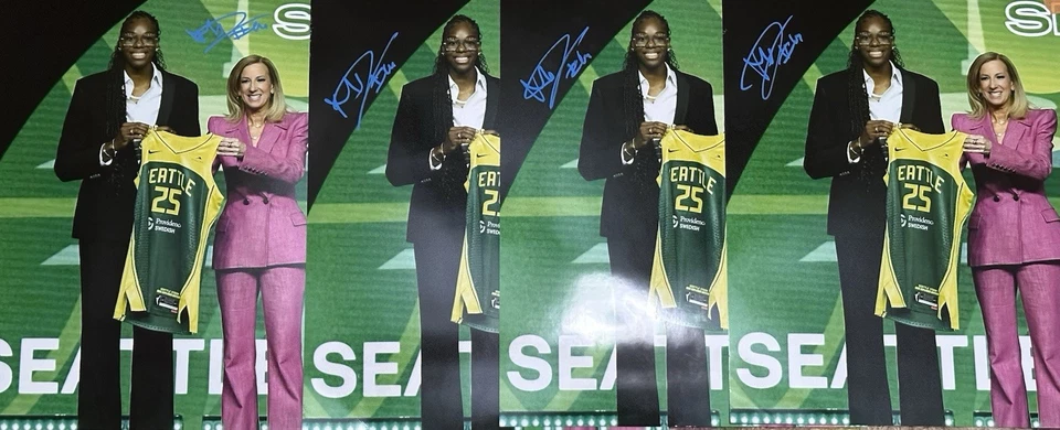 Dominique Malonga Signed 8x10 Photo Authentic Auto Seattle Storm WNBA QTY PROOF  - Image 1 of 4