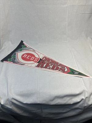 Vintage 1996 Cincinnati Reds Edition #2 30x12 Pennant Genuine Merchandise - Image 1 of 4