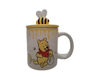 Silber Büffel - Disney Winnie Puuh Becher mit Bienendeckel - 18 Oz (gebraucht) - Bild 1 von 6