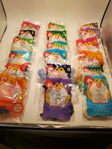 2000 McDONALDS TY TEENIE BEANIE BABIES 1-18 COMPLETE SET SEALED toys - Picture 1 of 10