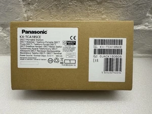 Panasonic KX-TCA185CE Słuchawka DECT z zasilaczem, ładowarką + klipsem do paska NOWA - Zdjęcie 1 z 5