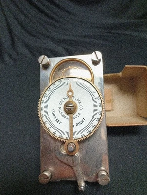 Yale & Towne Mfg. Co. Antiguo banco caja fuerte bloqueo de tiempo bóveda Foto 1 de 4