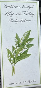 Vintage Crabtree & Evelyn Lily Of The Valley Body Lotion 8.5 Oz In Box 1990 - Picture 1 of 7
