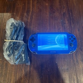 PS Vita Blue 1000. Tested And Working. Factory Reset.