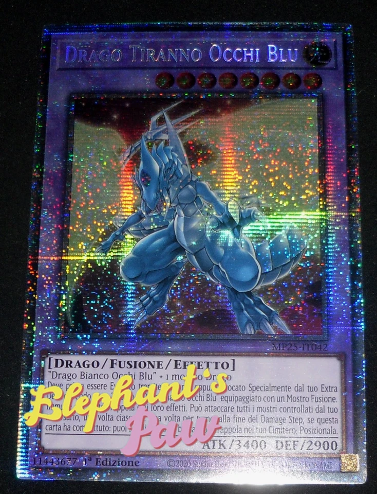 Yugioh - Drago Tiranno Occhi Blu STARLIGHT - MP25-IT042 1° Edizione - Immagine 1 di 1