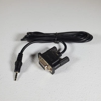 Kenwood / Icom 2.5mm TRS to DB9 Serial Programming Cable – MSB-01901-24 – 5ft - Image 1 of 4