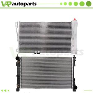 For 01-05 Mercedes-Benz C240 C320 Aluminum Radiator & Condenser Cooling Assembly