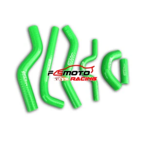 Green FOR KAWASAKI KXF250 KX250F 2007 2008 07 08 Silicone Radiator Coolant Hose - Picture 1 of 4