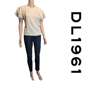 DL1961 Farrow Ankle Jean Willoughby NWT Blue Size 0 - Picture 1 of 12