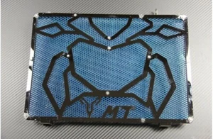 Retina / Griglia Protezione Radiatore Blu YAMAHA MT09 TRACER 900 2015-2021 - Picture 1 of 2