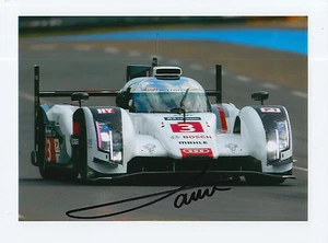 FOTO OLIVER JARVIS AUDI R18 E-TRON QUATTRO FIRMADA A MANO 8X6 LE MANS. - Imagen 1 de 1