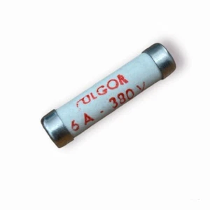 Fusibile a cartuccia Fulgor 8,5x32mm 6A 380V - Imagen 1 de 1