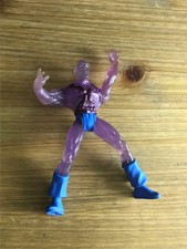 LOOSE 1998 DC Comics HASBRO MARTIAN MANHUNTER 5" Action Figure Clear Purple