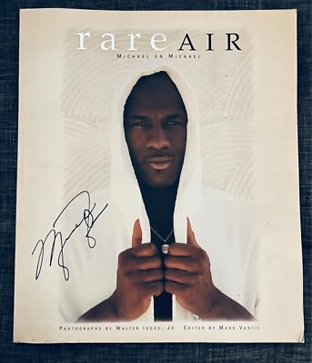 AUTHENICATED Michael Jordan Autographed Rare Air Book Good Condition - Image 1 of 2