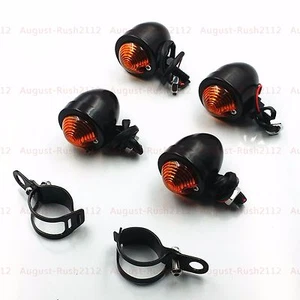 33-43mm 39MM 41MM Turn Signals Running Light Fork Clamps For Harley Vintage Cafe - Picture 1 of 6