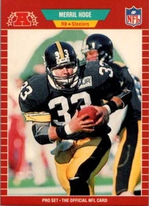 1989 Pro Set #348 Merril Hoge - Picture 1 of 2