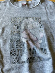 DISNEY STORE VINTAGE GRUMPY DWARF MEN'S SWEATSHIRT SZ XL - Picture 1 of 6