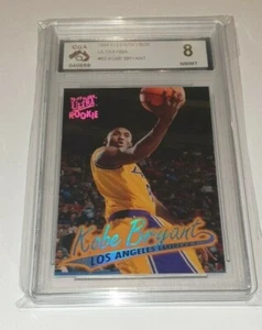1996-97 Fleer Ultra Kobe Bryant Rookie Card CGA 8 - Los Angeles Lakers - Picture 1 of 1