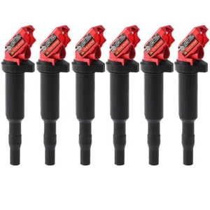 6PCS NEW Ignition Coils For Bosch BMW 325i 328i 335 525 528 530 535 0221504470 - Bild 1 von 9