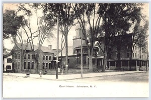 Court House, Johnstown, New York (1907) RPPC - Antique PC - Picture 1 of 2
