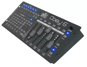 Chauvet DJ OBEY 6 Compact Universal Dmx-512 Controller Control Six Fixtures - Picture 1 of 3