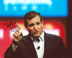 Ted Cruz ECHTE handsigniert 8x10 Foto Texas republikanischer Präsident EXAKTER BEWEIS #3 - Bild 1 von 2