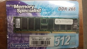 LOT OF 5 PCS. TRANSCEND TS64MDR72V6F5 64Mx72bits Double Data Rate SDRAM - Picture 1 of 1