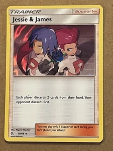 Pokémon 2019 - Hidden Fates - Jessie & James - Holo 58/68 - Imagen 1 de 2
