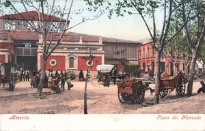 CPA EUROPE ESPAGNE ALMERIA PLAZA DEL MERCADO - Bild 1 von 2