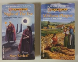 DragonLance Defenders Magic Triology Night of the Eye & Medusa Plague Paperbacks - Picture 1 of 5
