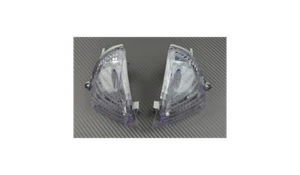 Pair of Clear AVDB Rear Turn Signals indicators SUZUKI GSXR GSX-R 1000 2005-2006 - Picture 1 of 2